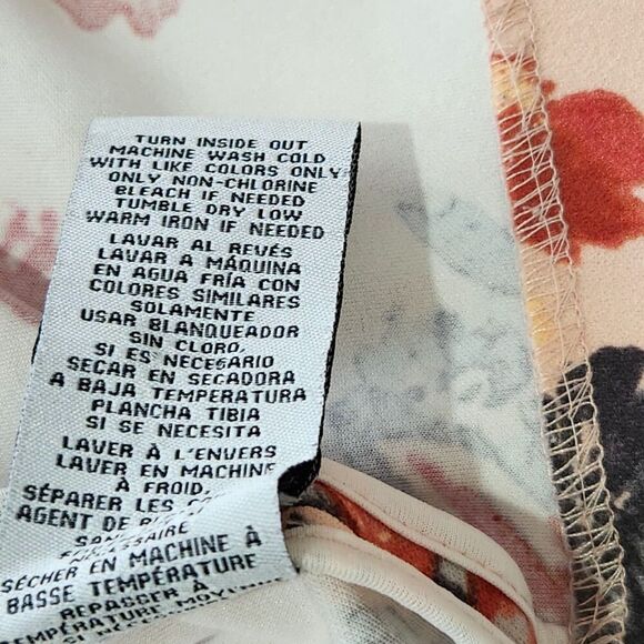 Boomboom Jeans Floral Blazer Size Large 3/4 Sleeves Open Jacket - Picture 10 of 11